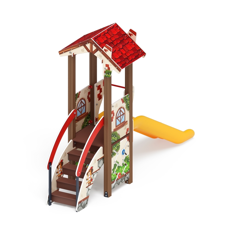 В ГОСТЯХ У СКАЗКИ детский игровой комплекс ДИК 1.05.01-22 (H=900)