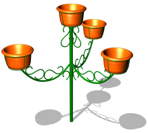Цветочница парковая ZION ЦВ-2 (СП020)
