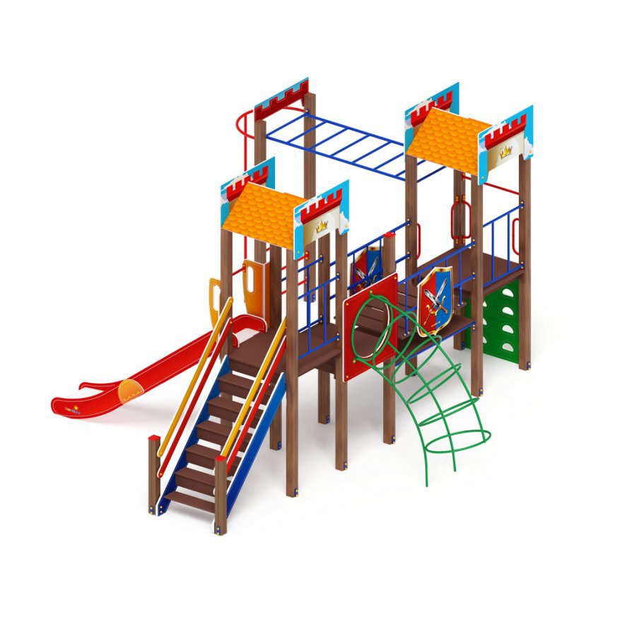 ЗАМОК детский игровой комплекс ДИК 2.18.01-01 (H=1500)