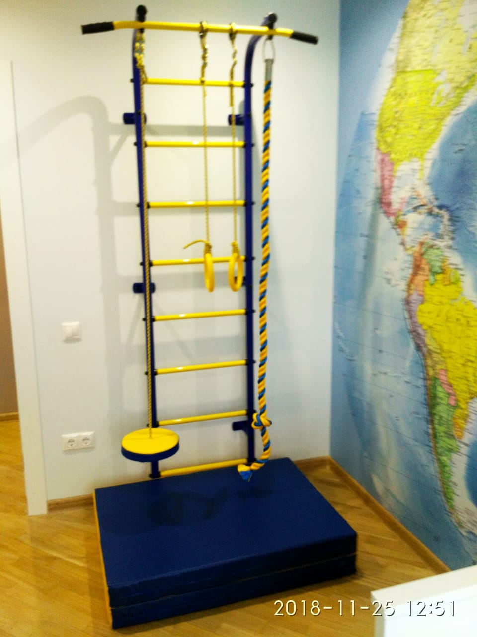 Спортивный комплекс Пионер С1Н зелено/жёлтый