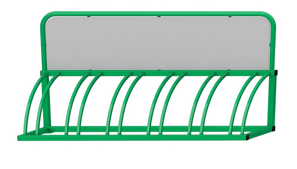 Велопарковка Оптима-1 рекламная на 6 мест