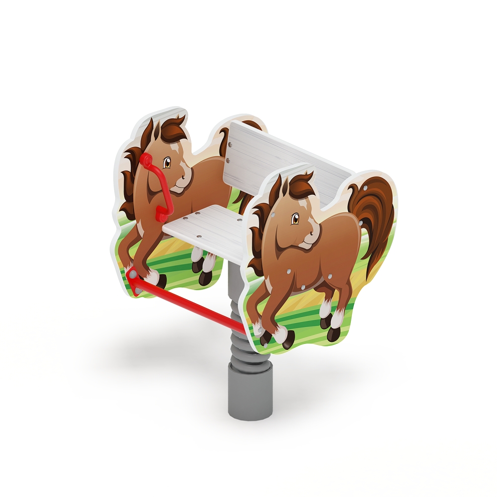 ЛОШАДКА качалка на пружине ИО 22.01.06-01