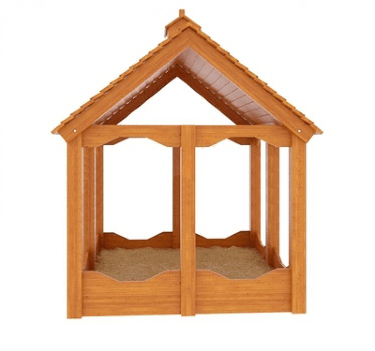 Детская деревянная песочница IgraGrad с крышей (мод.1)