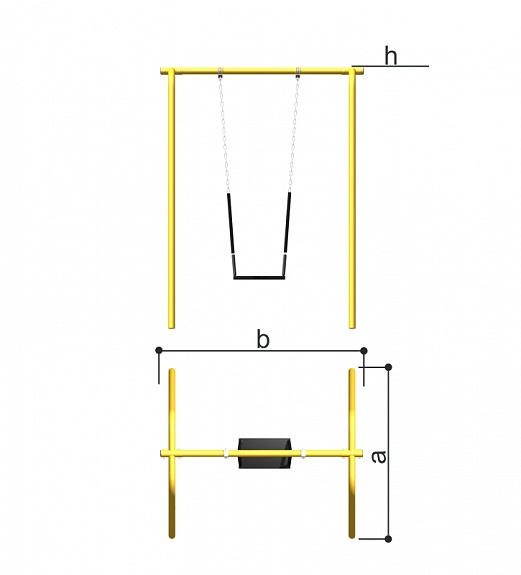 Качели одинарные Romana 108.54.00
