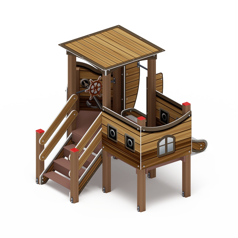 КАТЕРОК детский игровой комплекс ДИК 1.03.3.01-01 (H=750)