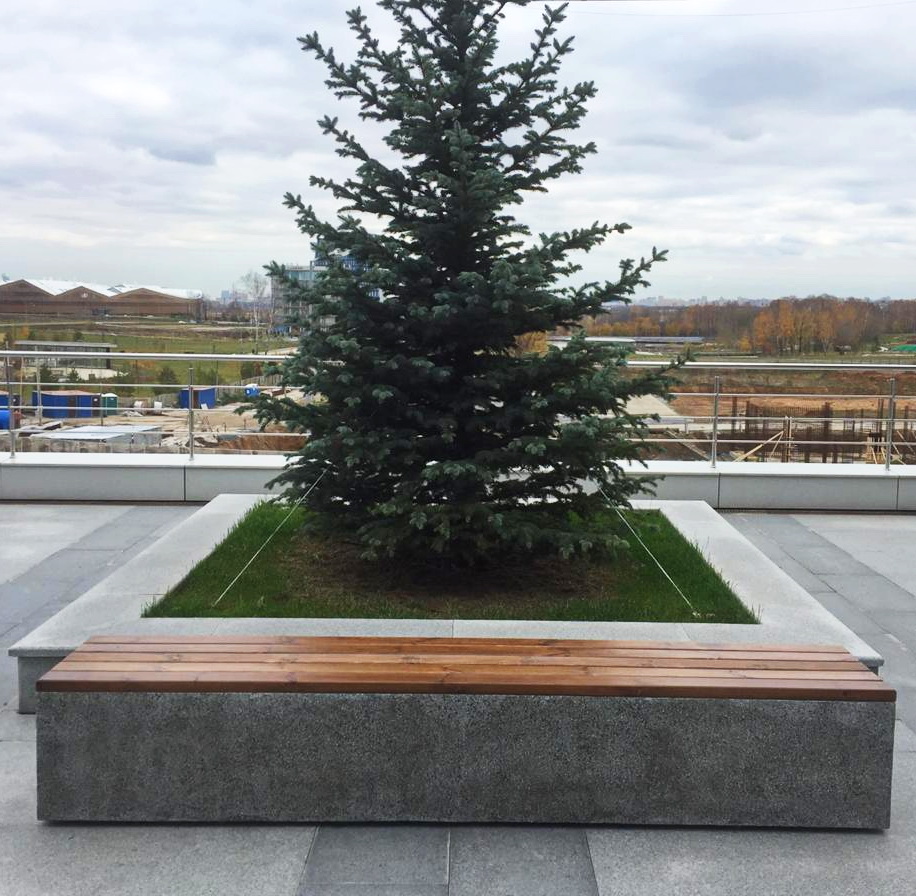 Скамья бетонная СКОЛКОВО С-22