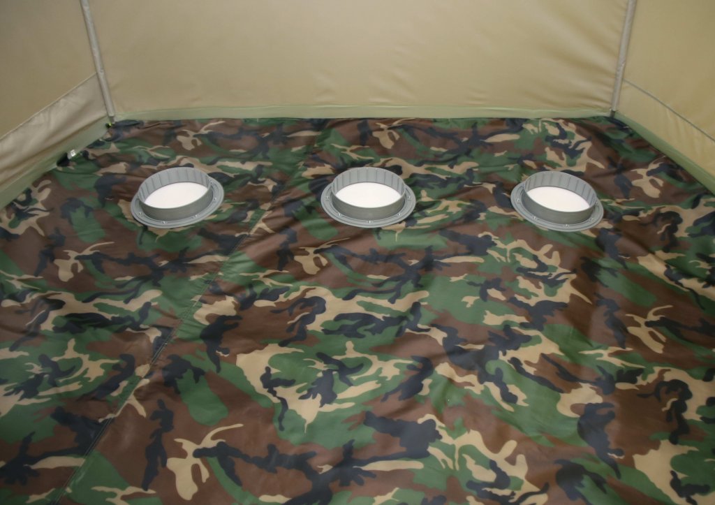 Пол утепленный ЛОТОС 3 (260 х 270) ПУ4000 с отверстиями под лунки