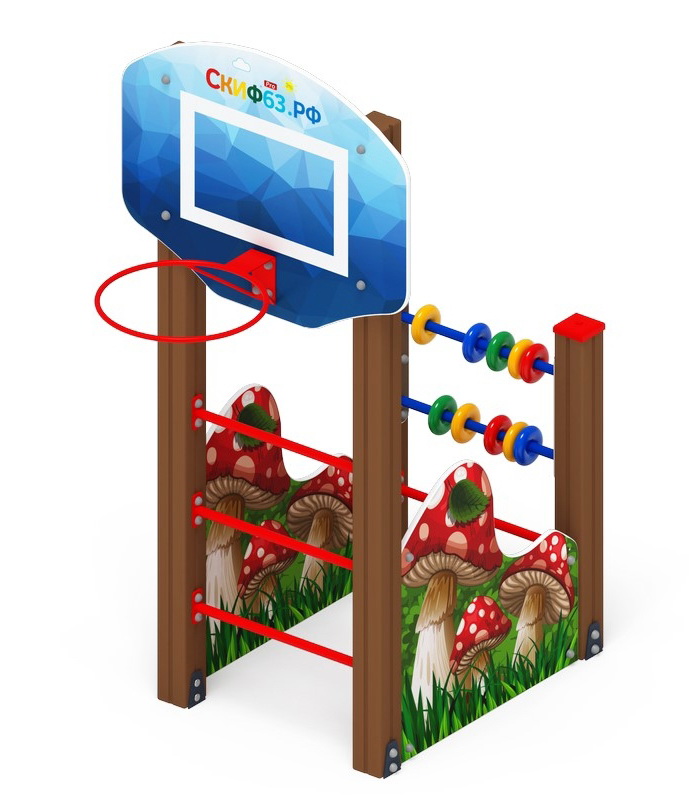 Детская площадка Спортивная серия для младшего возраста МУХОМОРЧИК 1 СК 1.01.07-01