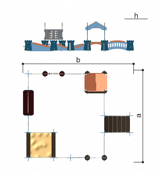 Игровой комплекс Romana 115.75.00