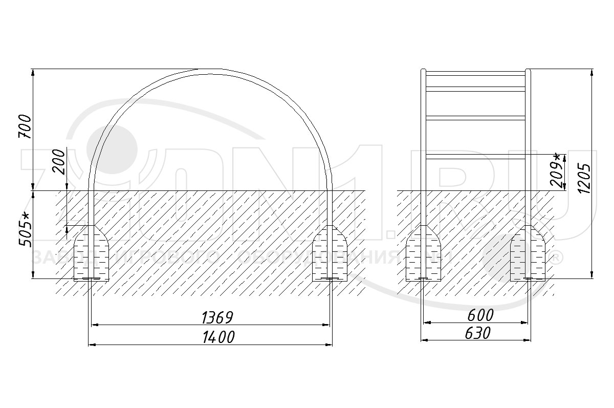 Лаз ZION Лиана малая (ЭЛ035)