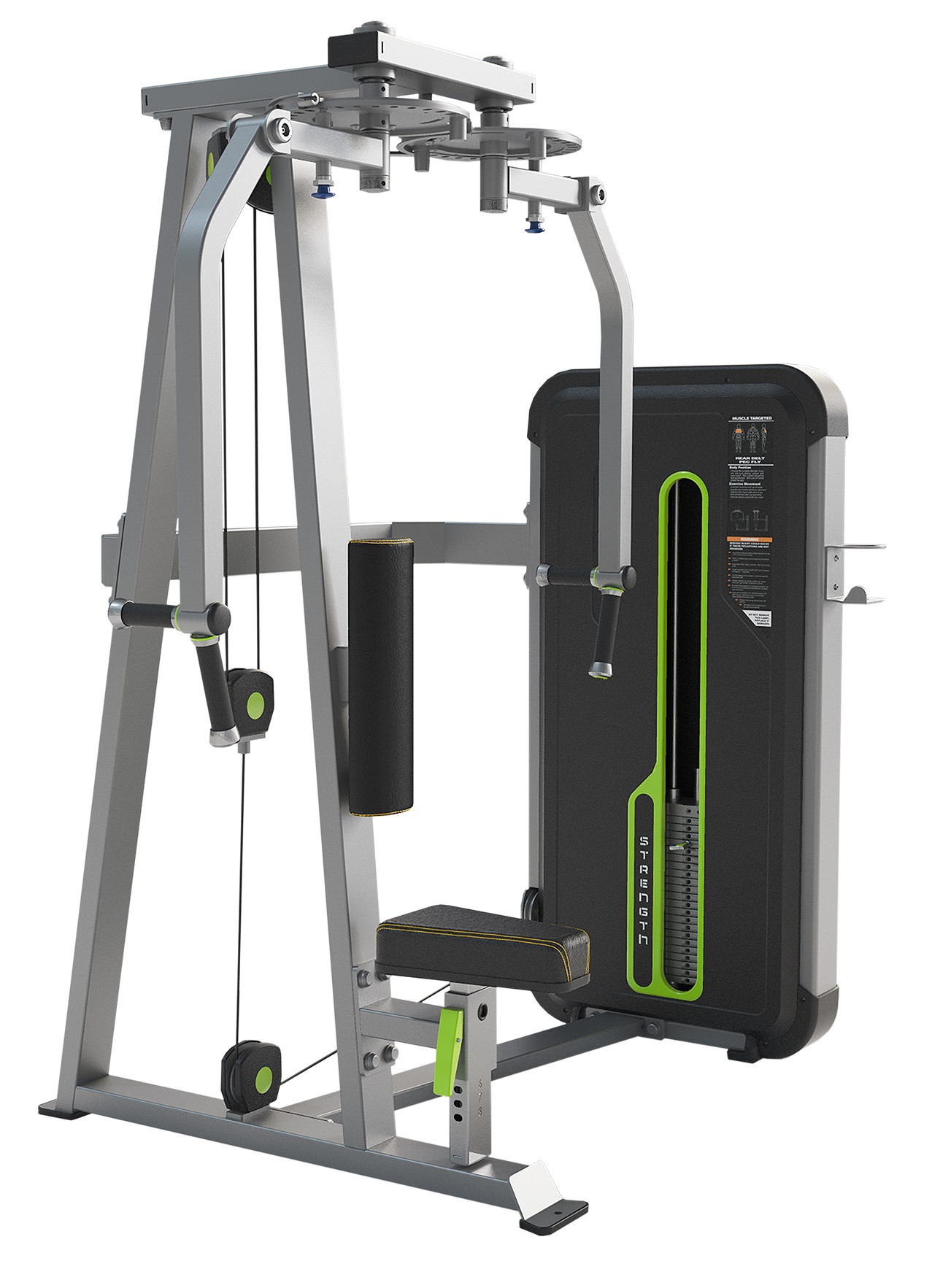 A3007 Баттерфляй/задние дельты. Стек 109 кг