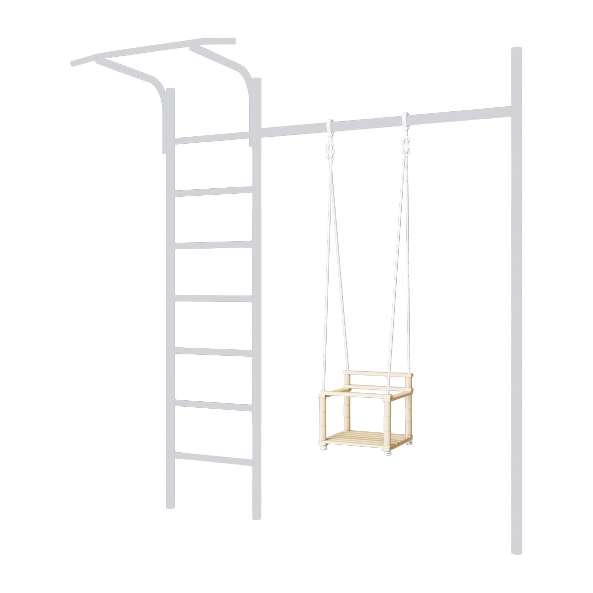 Стойка распорная со связью Dop5 Romana (6.17.00-44) белый прованс