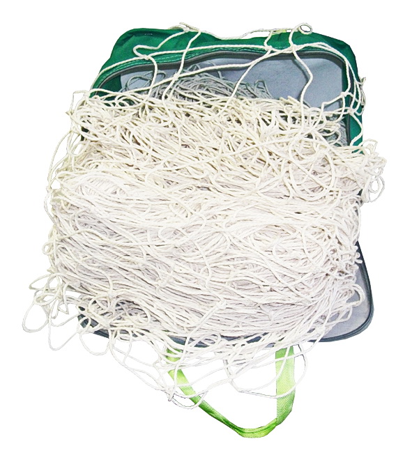 Сетка футбольная 7,5х2,5 м, нить D=3 мм, ячейка 16х16 мм (15.211)