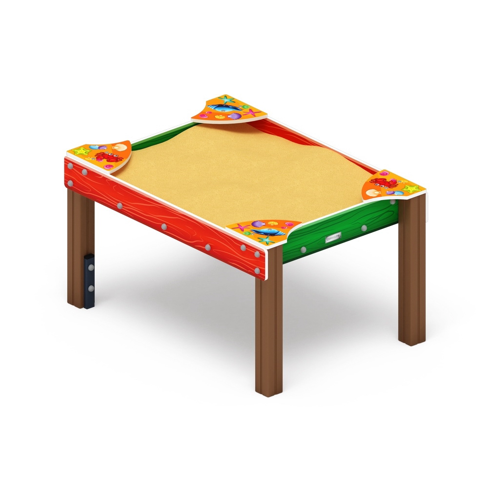 Песочница СОЛНЫШКО ЗАБОТА (Ракушки) ДОВ 50.01.01-01 (Н-800)