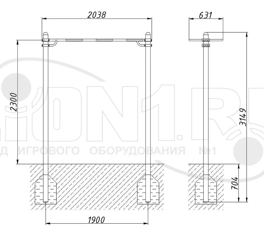 Рукоход ZION Змейка ВА026 (ВА026)
