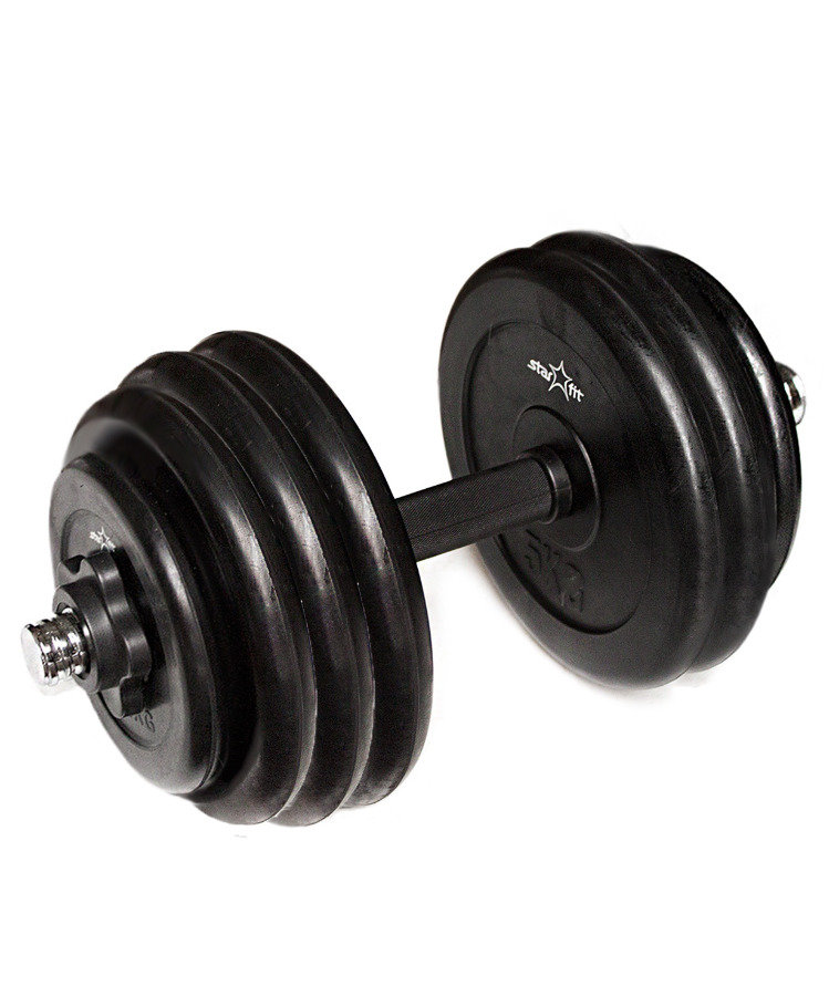 Гантель разборная обрезиненная STARFIT DB-702 29,5 кг (1 шт.)