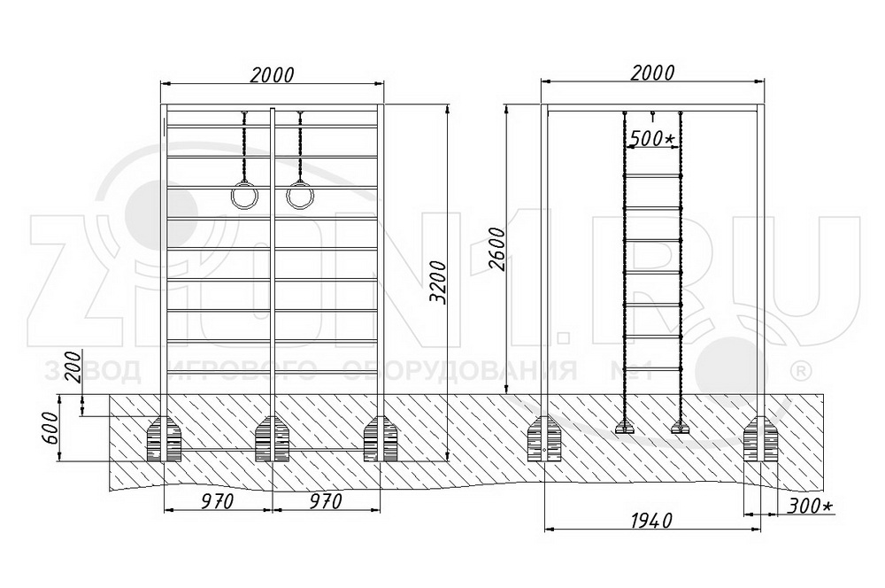 Спортивный комплекс ZION СГК-15 (КС022)