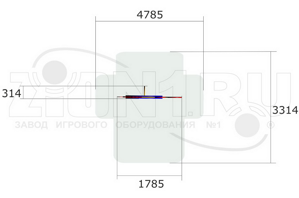 Мишень для бросания мяча ZION Петушок (СЭ137)