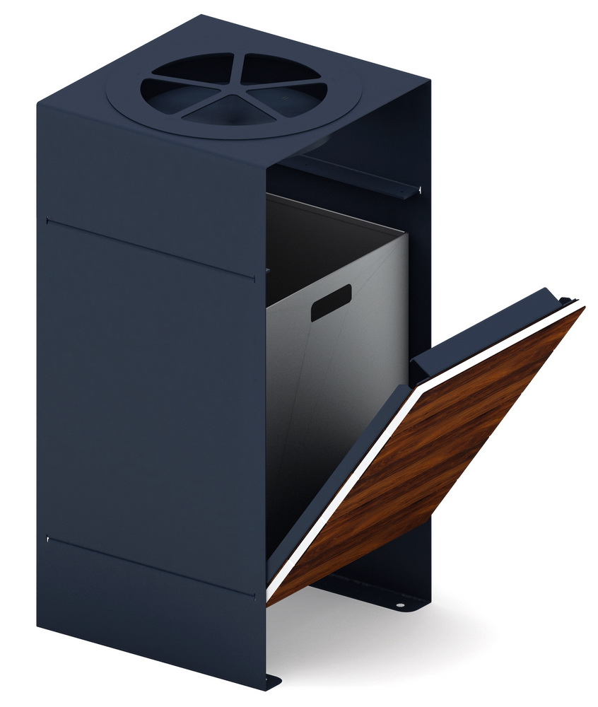 Урна парковая с пепельницей (под анкера) МФ 50.02.02