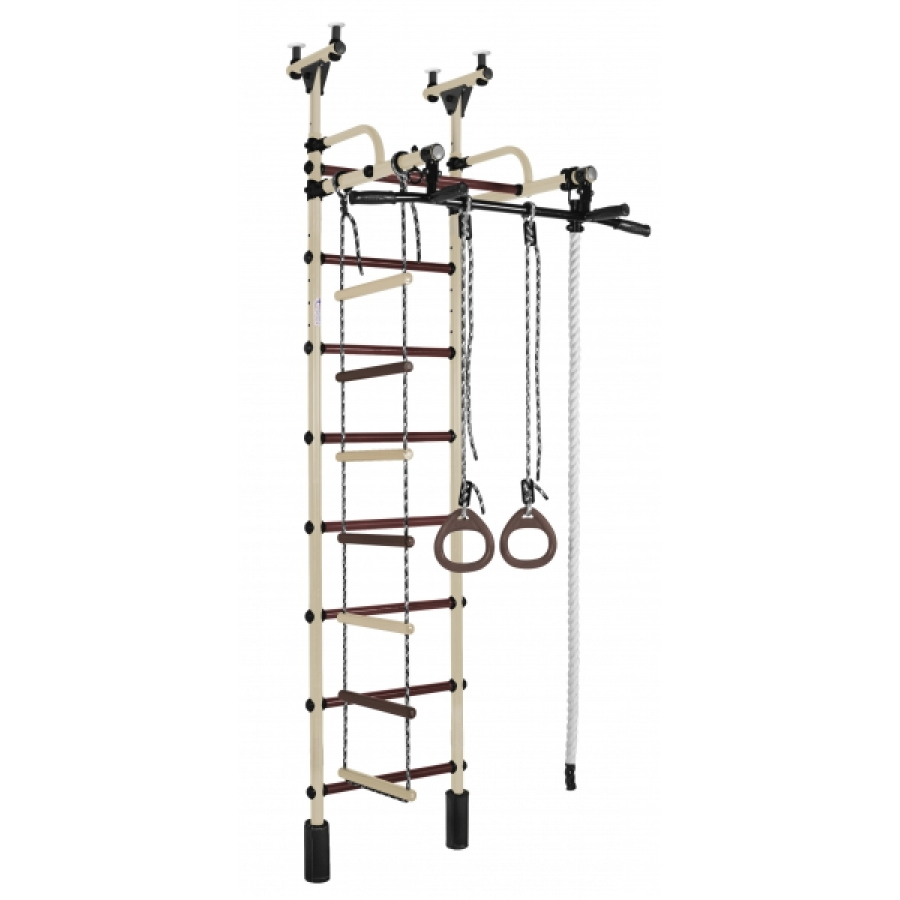 Шведская стенка Жирафик (зеленый радуга)