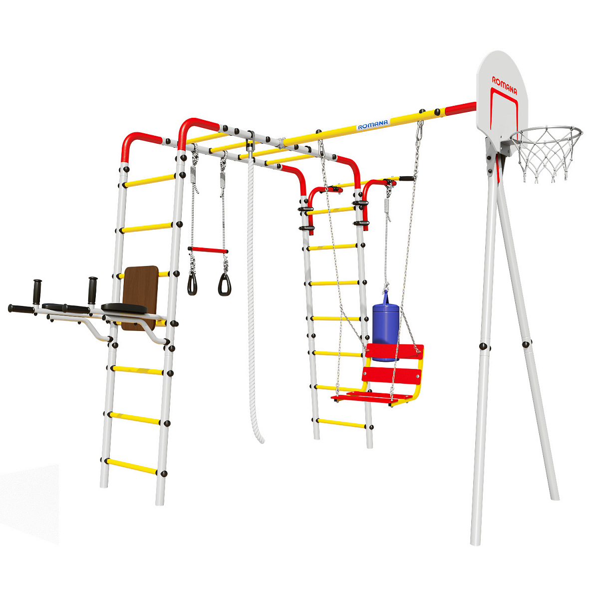 Детский спортивный комплекс для дачи FITNESS Romana 103.20.05 (цепные качели)