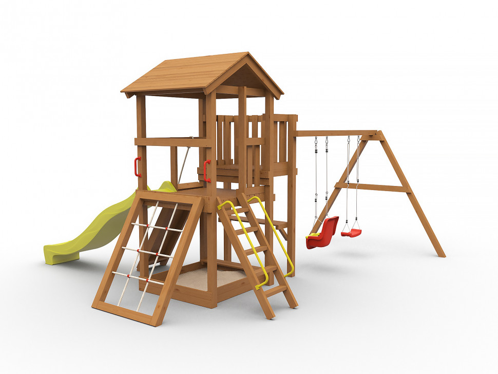 Детская игровая площадка Барни (окрашенная)