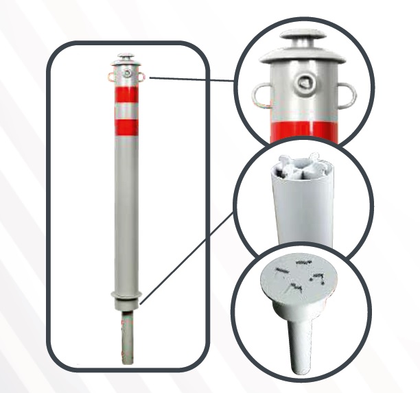 Съемный столбик СС-76.000 СБ