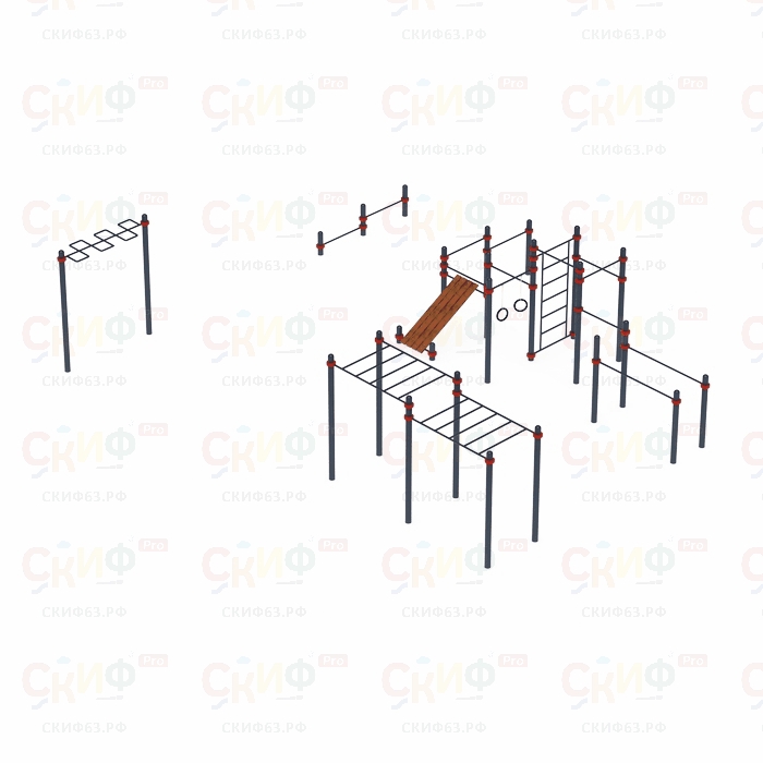 Уличный атлетический комплекс ВОРКАУТ 38 (89)