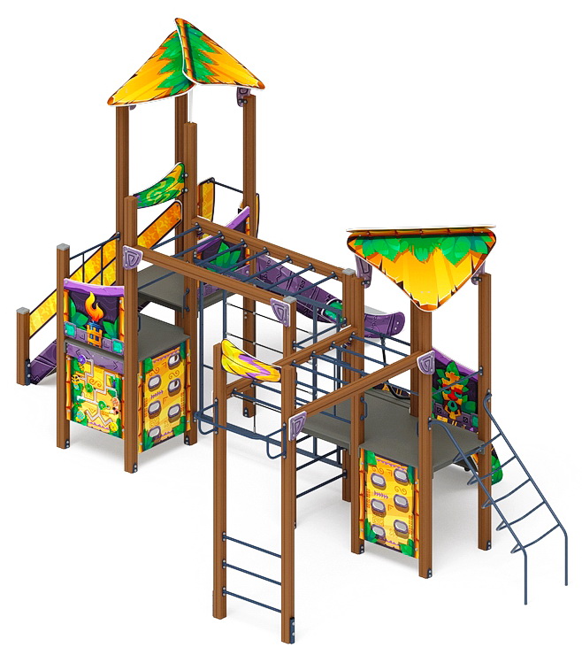 ВОЛШЕБНЫЙ ГОРОД детский игровой комплекс ДИК 2.19.01-01 (H=1500)