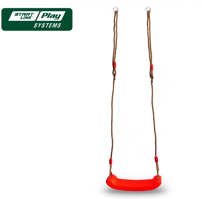 Качели деревянные SLP SYSTEMS (2 секции: качели-гнездо, «лодочка»)