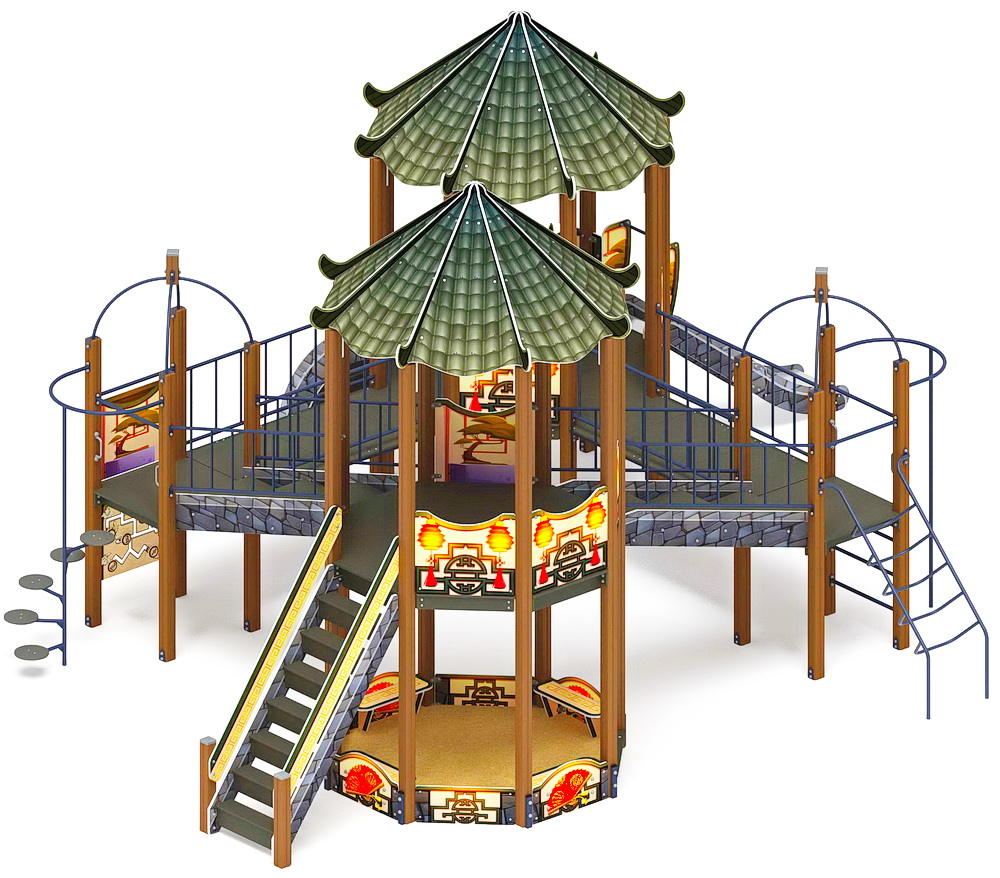 КАРНАВАЛ детский игровой комплекс ДИК 2.22.06-02 (H=1200)