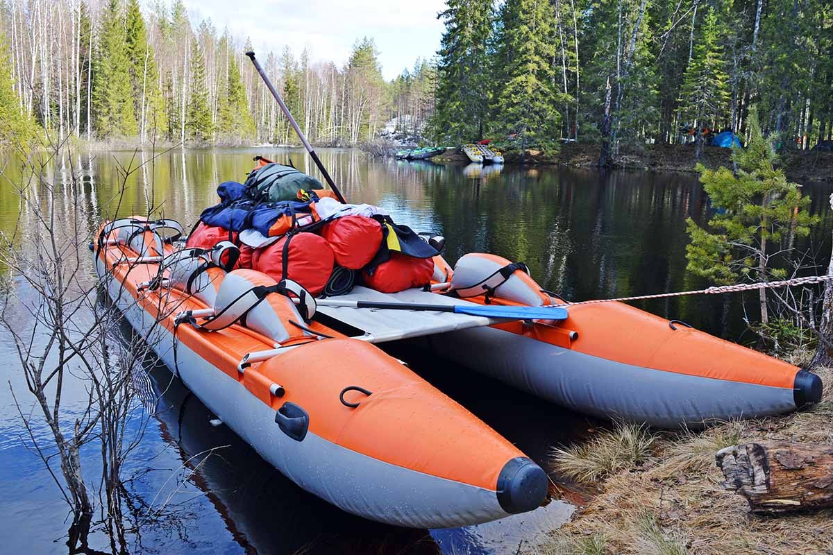 Катамаран двухслойный АРКТИКА 600 для сплава