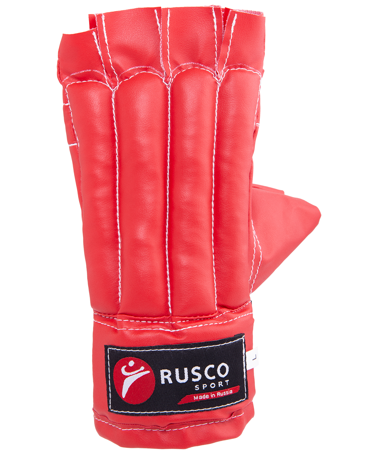 Перчатки снарядные, шингарды, кожзам, красно-сине-черный, M