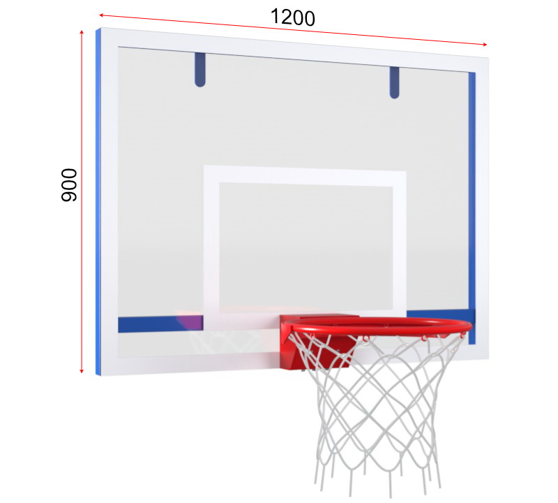 Тренировочный щит из оргстекла с кольцом (на выбор)