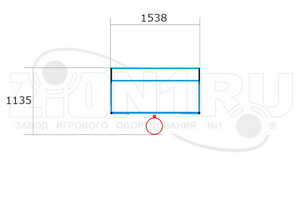 Детские футбольные ворота ZION Карапуз 2 (СЭ095)