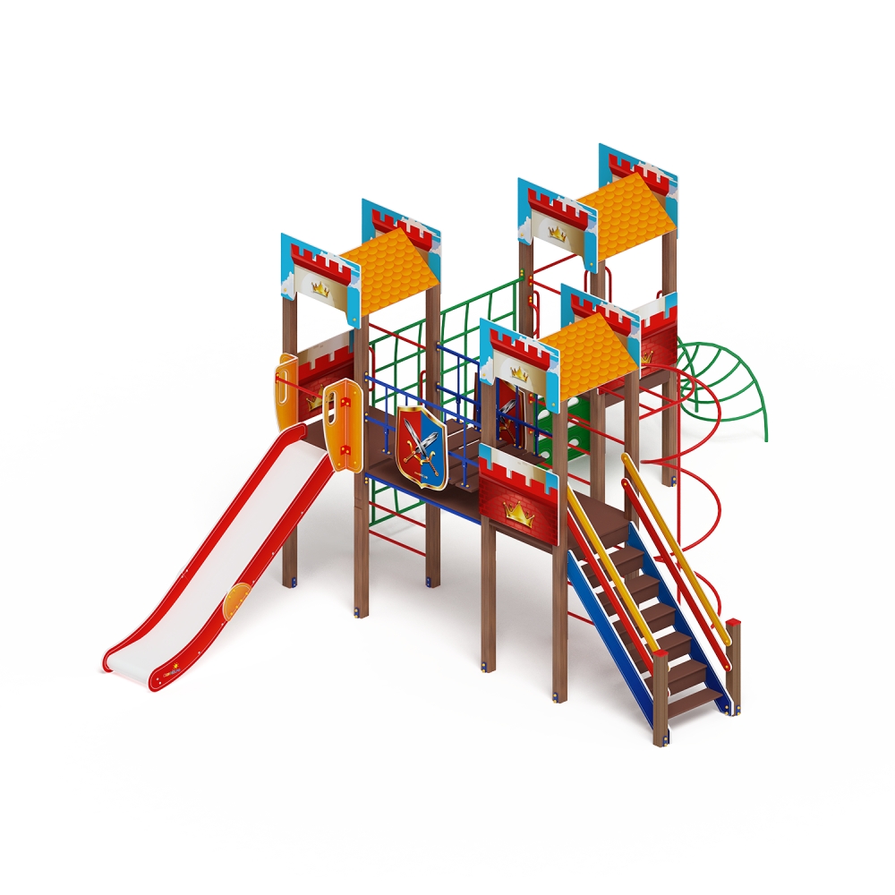 ЗАМОК детский игровой комплекс ДИК 2.18.05-01 (H=1500)