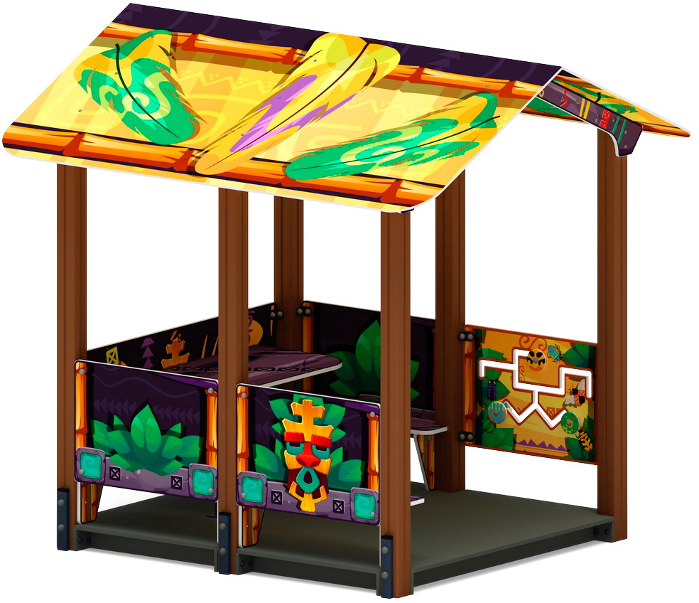 ДОМИК БОЛЬШОЙ 1 (Майя) для детской площадки МФ 10.01.07-03