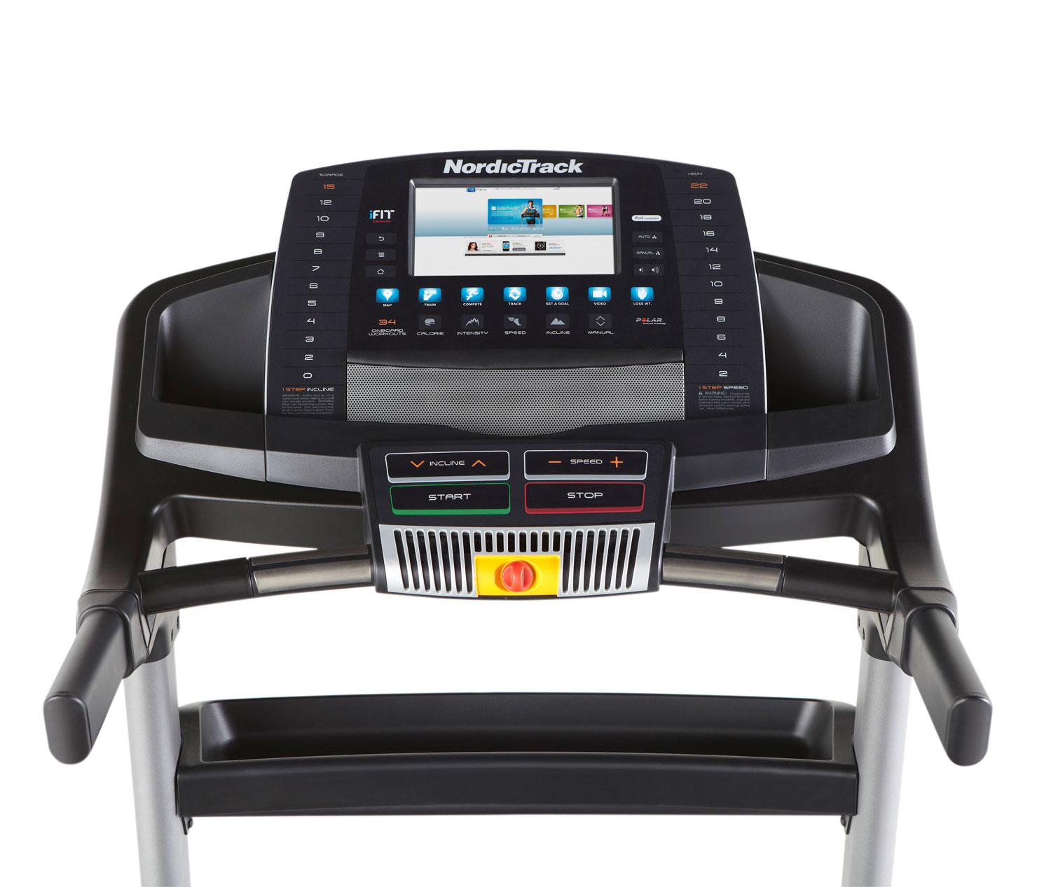 Беговая дорожка электр. NordicTrack T 23.0  2015, к/пояc Polar