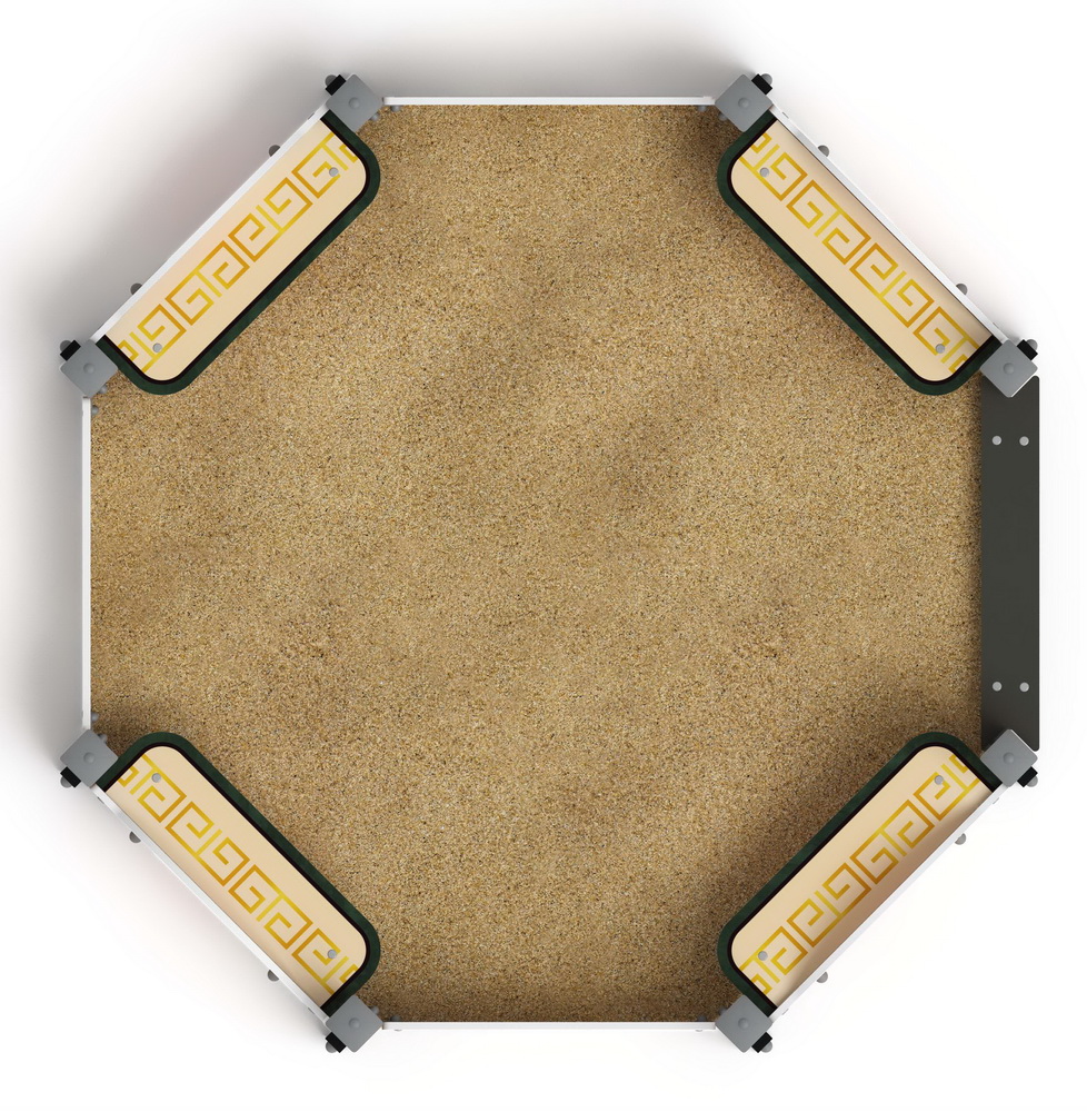 Песочница восьмигранная КАРНАВАЛ (Шанхай) ИО 5.01.04-21