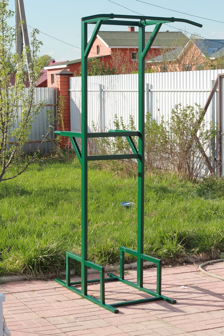 Турник-пресс-брусья, напольный (04.802)