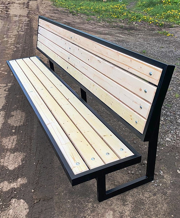 Уличная скамейка со спинкой «Парк» (14.6.700)