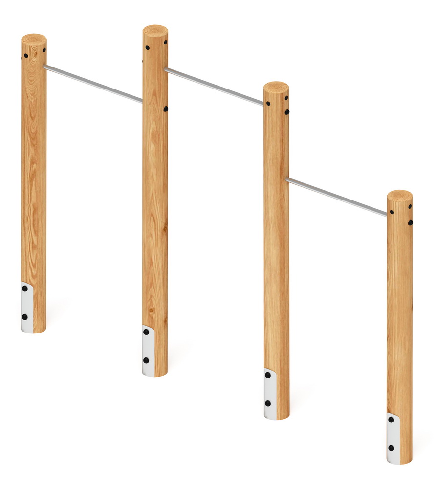 Турник взрослый тройной (Лиственница) СО 2.20.10-Л