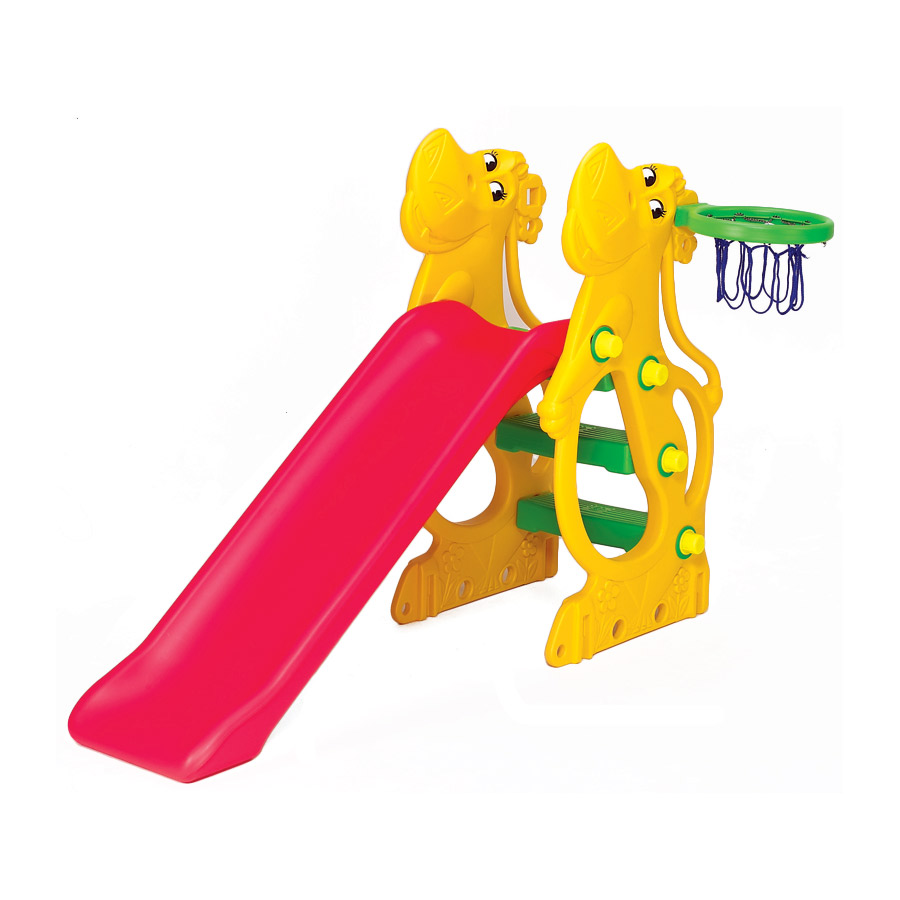 Горка "Бегемот"+ баскетбольное кольцо SL-12