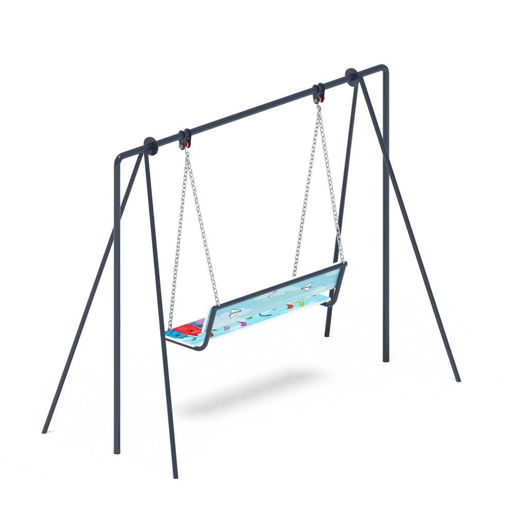 Качели ДИВАН (Коты) для детской площадки МФ 43.01.01-01