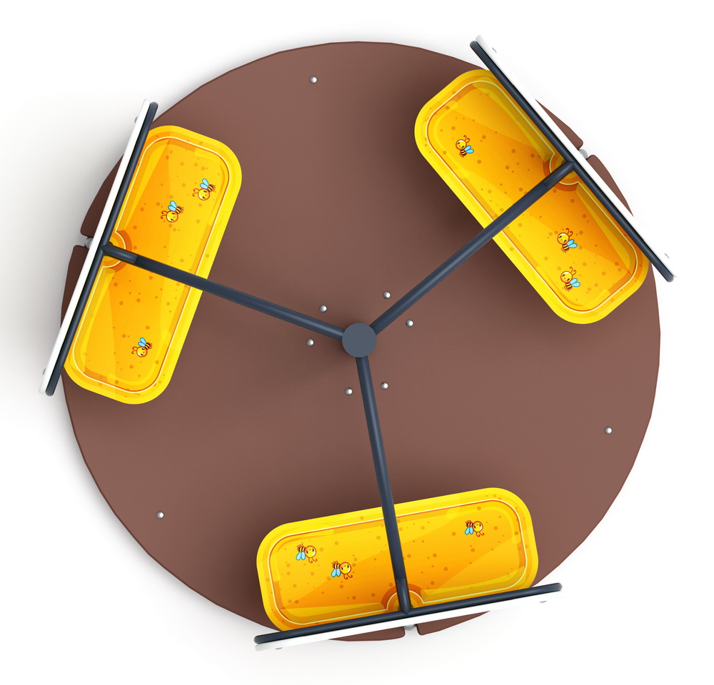 Карусель СОЛНЫШКО (Полянка) ИО 30.01.03-С.15