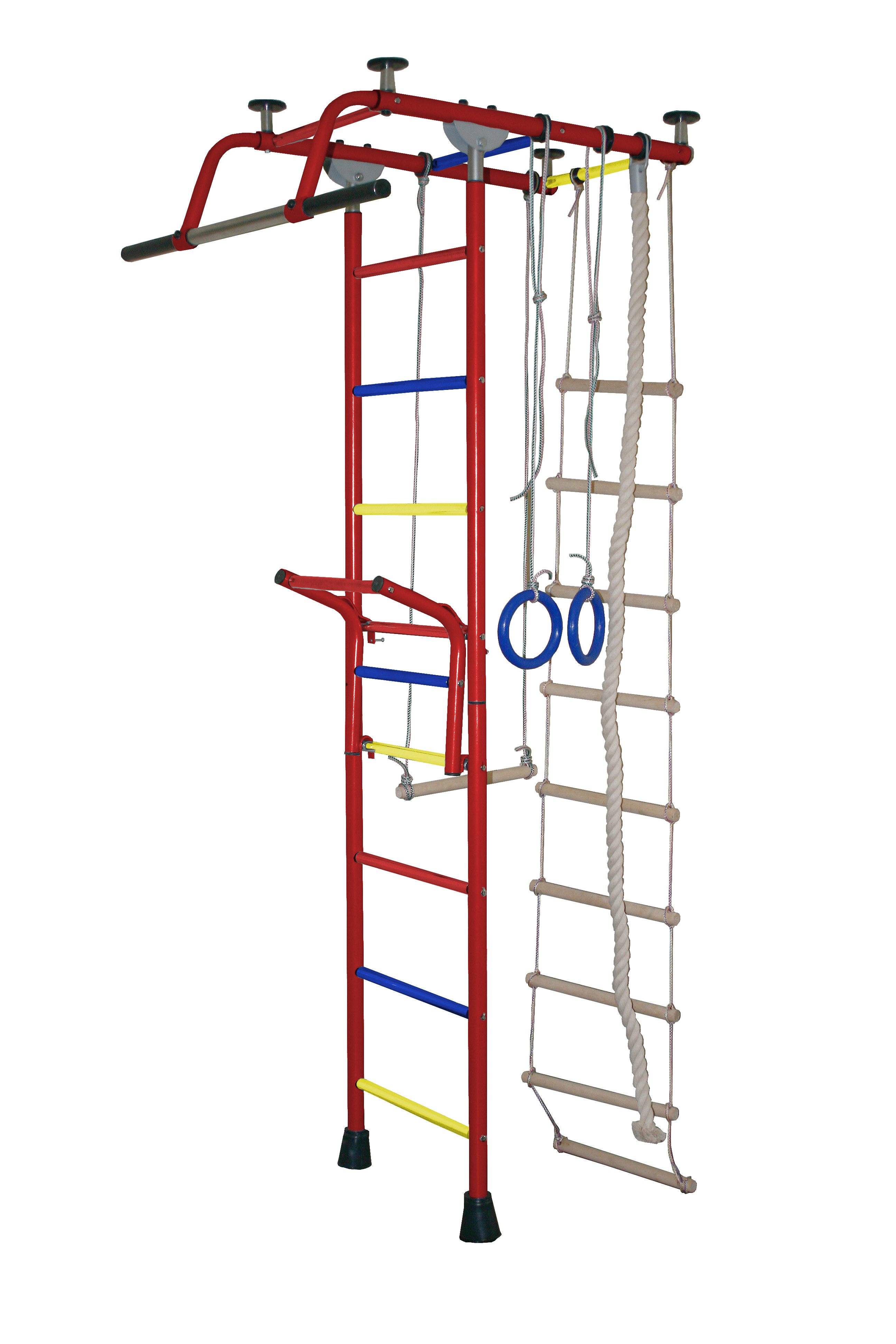 ДСК "Крепыш плюс" Т с навесным турником ПВХ серый