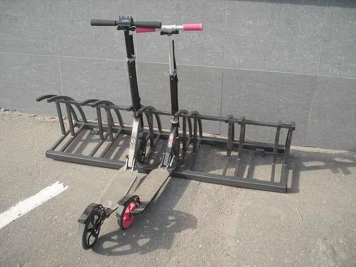 Парковка для самокатов ПС-5-9 на 9 мест