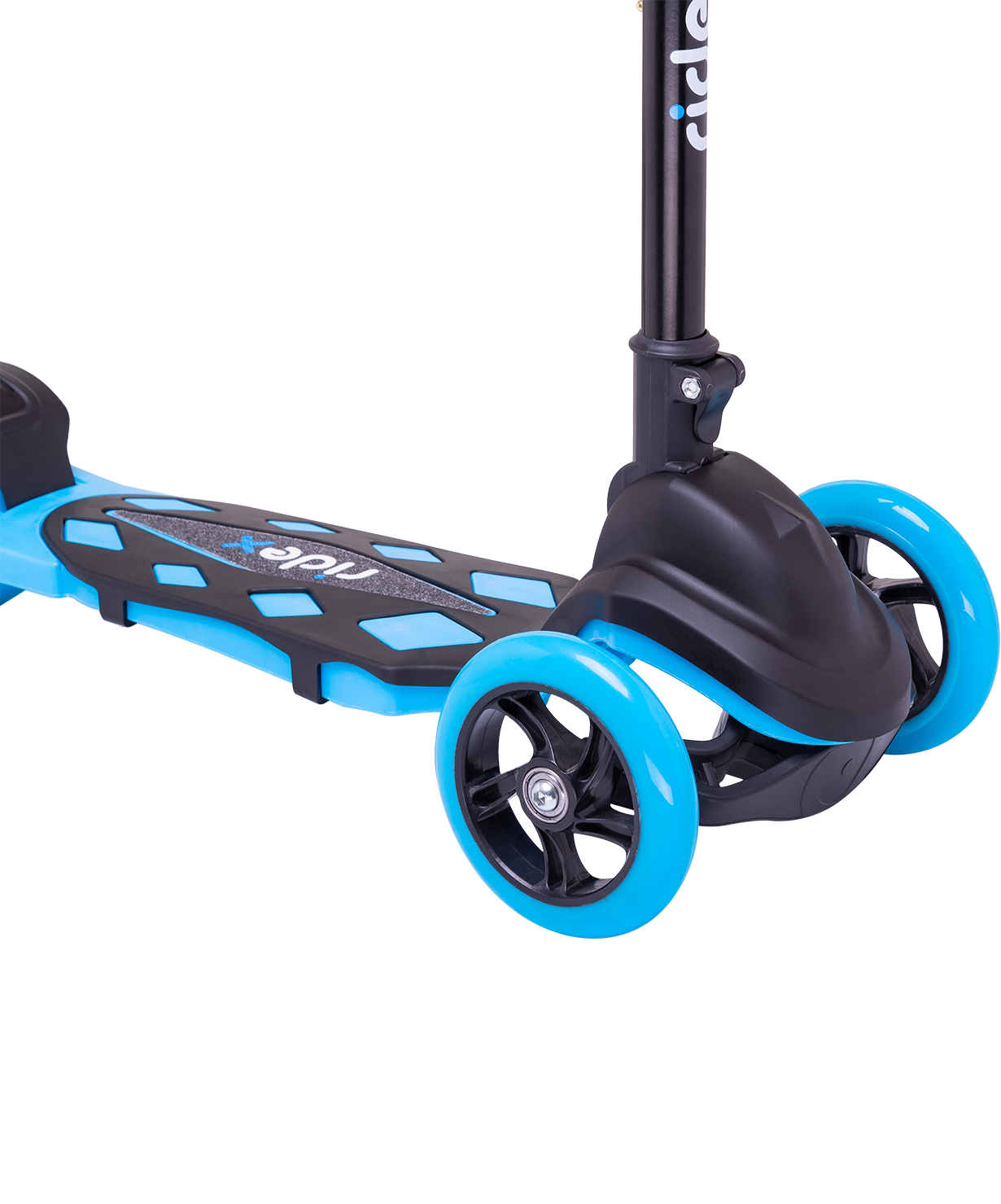 Самокат 3-колесный Robin 3D 120/90 мм, голубой