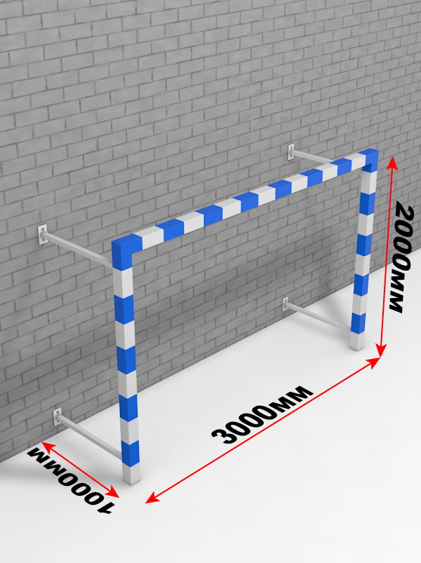 Минифутбольные/гандбольные пристенные ворота (7.101)