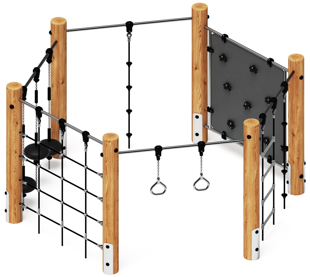 Детский комплекс Спортивная серия (Лиственница) СК 1.08.01-Л